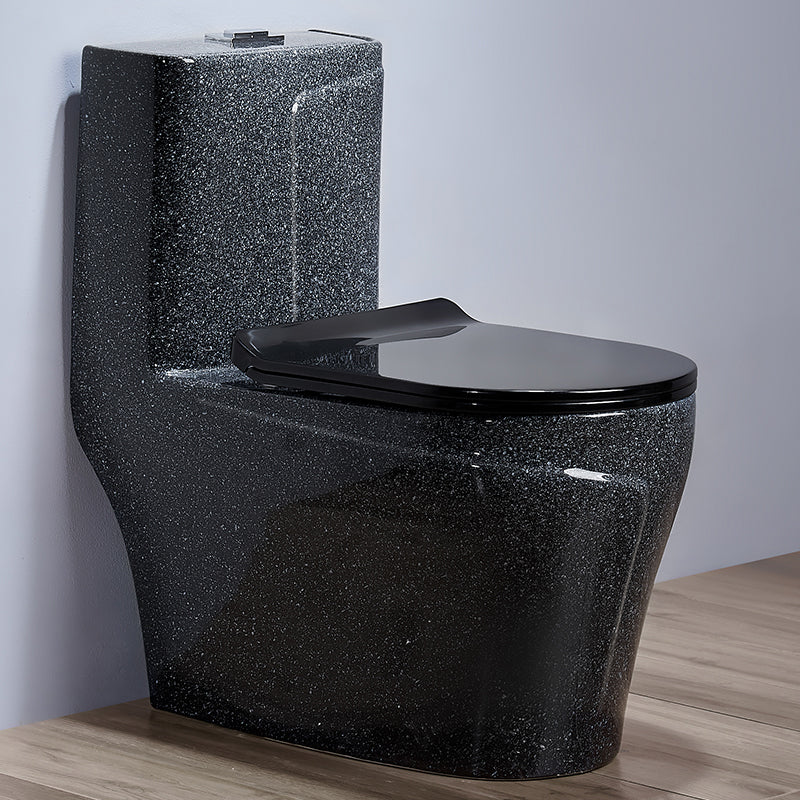 Traditional Flush Toilet Floor Mounted Siphon Jet Toilet Porcelain Bowl