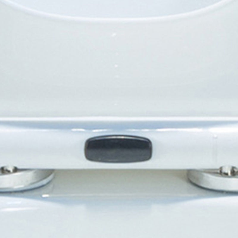 Modern Floor Mount Flush Toilet White Urine Toilet with Slow Close Seat for Bathroom