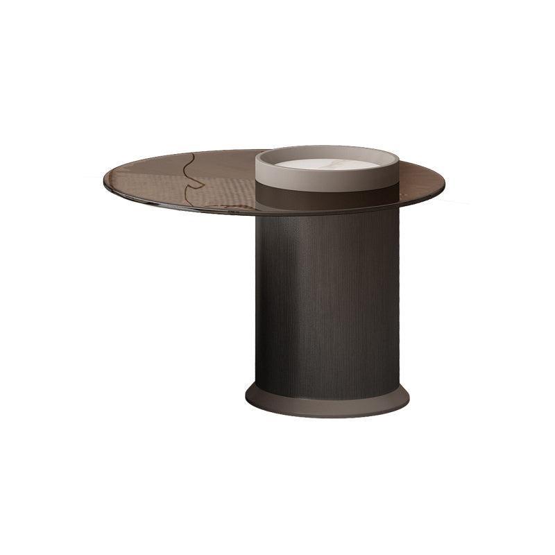 Slate Coffee Table Frame 2 Piece Nesting Tables with Storage Drawer