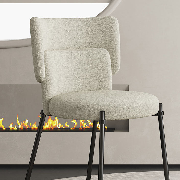 Fabric Dining Room Chairs Modern Style Parsons Armless Chair