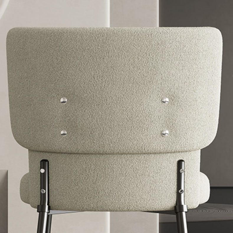 Fabric Dining Room Chairs Modern Style Parsons Armless Chair