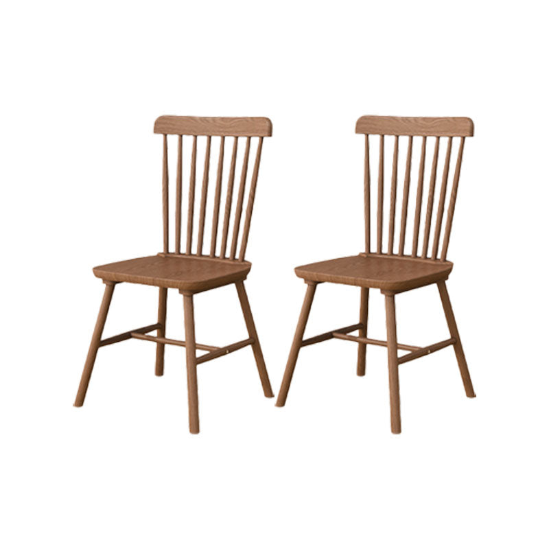 Solid Wood Dining Room Chairs Industrial Style Windsor Back Side Chair