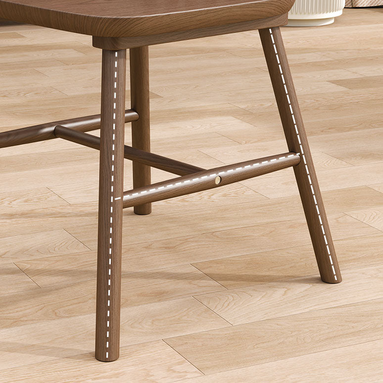 Solid Wood Dining Room Chairs Industrial Style Windsor Back Side Chair