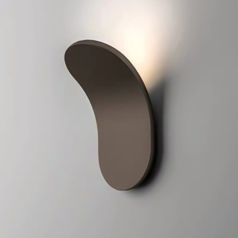 Contemporary Single Black/White Wall Mounted Sconce LED Metal Wall Light