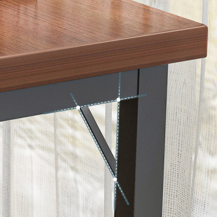 Modern Metal Frame Bar Table Set 1/5 Pcs Rectangle Bar Table and Backless Stools