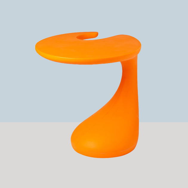 Naturally Shaped Accent Side Table Plastic C Side Table Side End Snack Table
