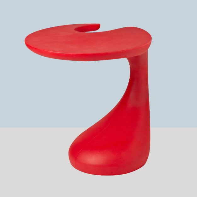 Naturally Shaped Accent Side Table Plastic C Side Table Side End Snack Table
