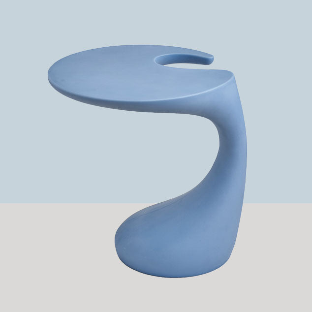Naturally Shaped Accent Side Table Plastic C Side Table Side End Snack Table
