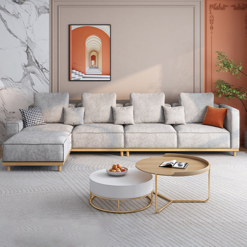 L-Shaped Reversible Sectional Sofas Living Room Durable Sectionals