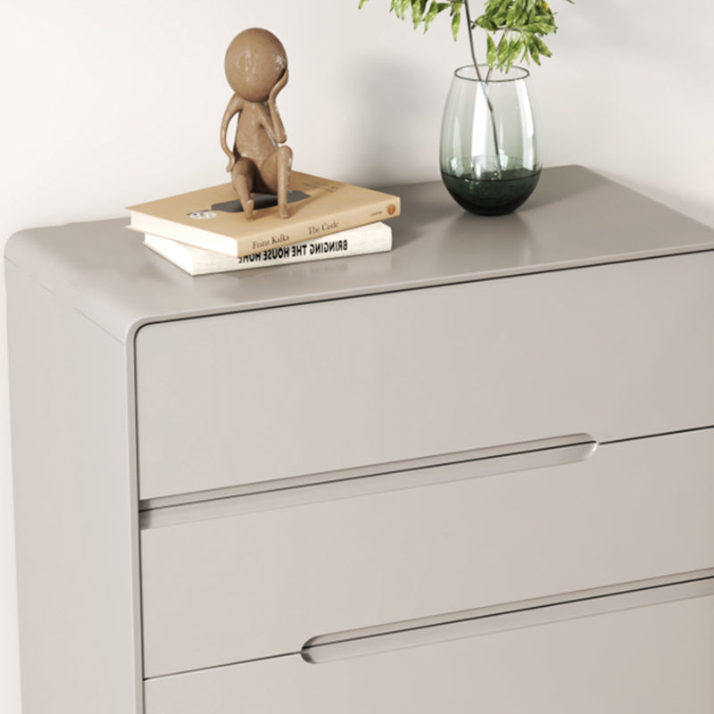 Contemporary Storage Chest Dresser Solid Wood Dresser with Drawers