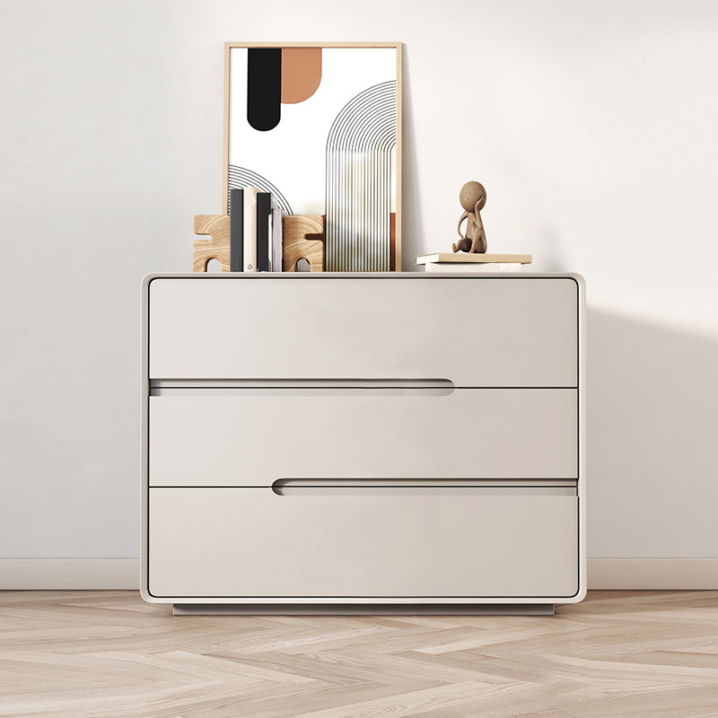 Contemporary Storage Chest Dresser Solid Wood Dresser with Drawers