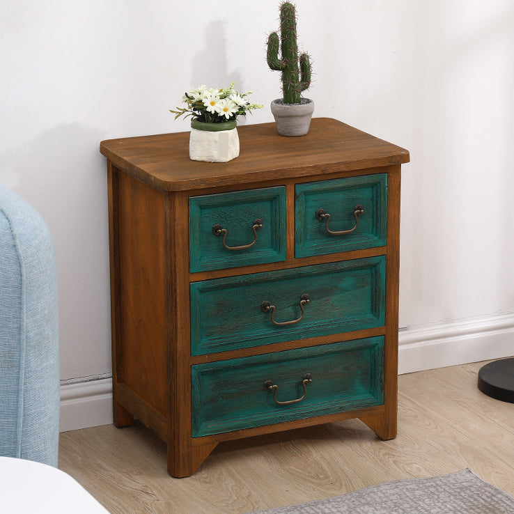 Coastal Storage Chest Dresser Solid Wood Storage Chest , 13.65 Inch Width