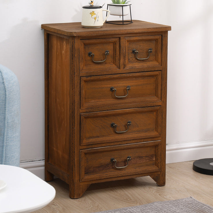 Coastal Storage Chest Dresser Solid Wood Storage Chest , 13.65 Inch Width