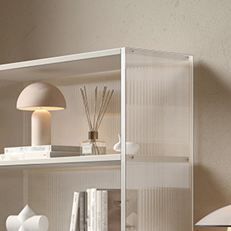 Contemporary Closed Back Bookshelf Acrylic Bookcase for Home Office