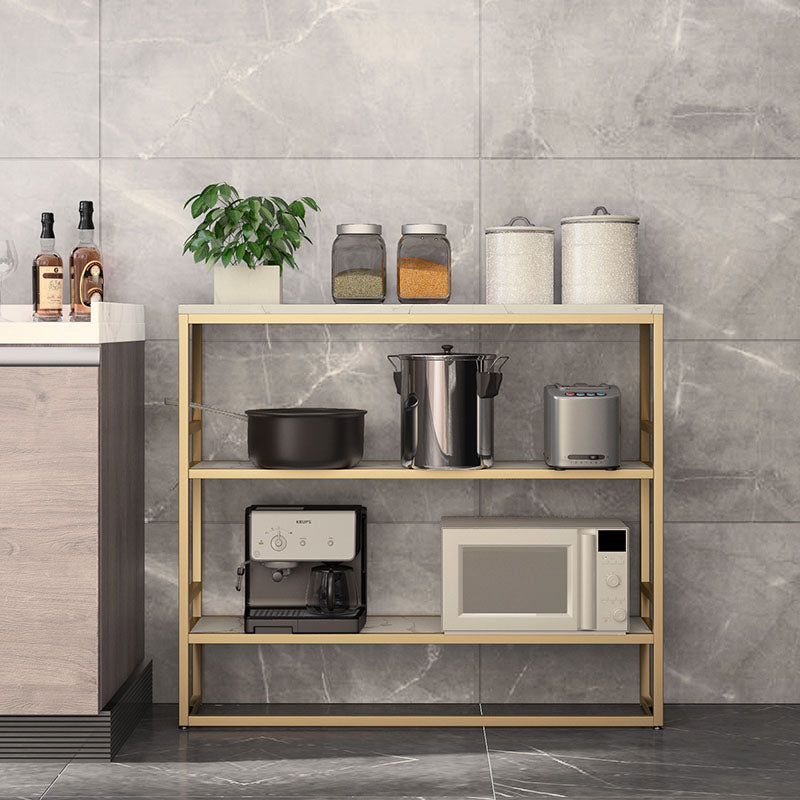 Home Dining Kitchen Island Table Modern Rectangle Shape Prep Table
