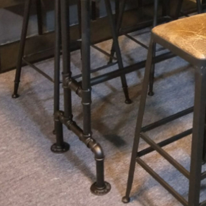 Industrial Bar Dining Table Cafe and Breakroom Bar Stool Table