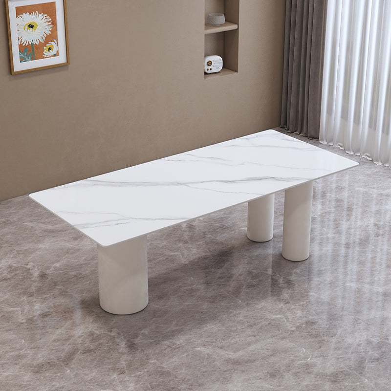 Contemporary Stone Furniture 1/5 Pcs Dining Room Table Set for Home