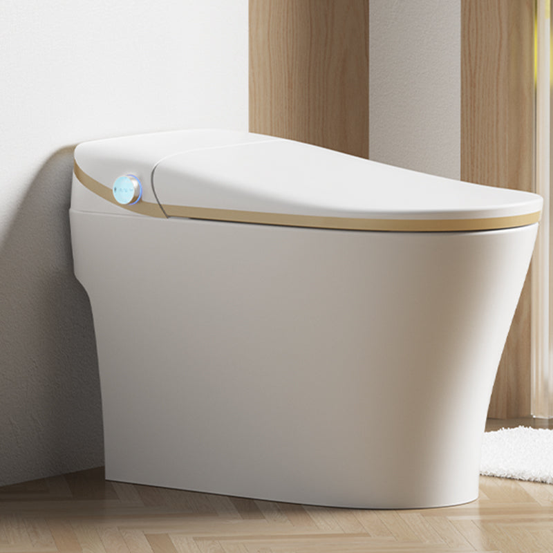 Modern Floor Mount Toilet Heated Seat Included Urine Toilet for Bathroom