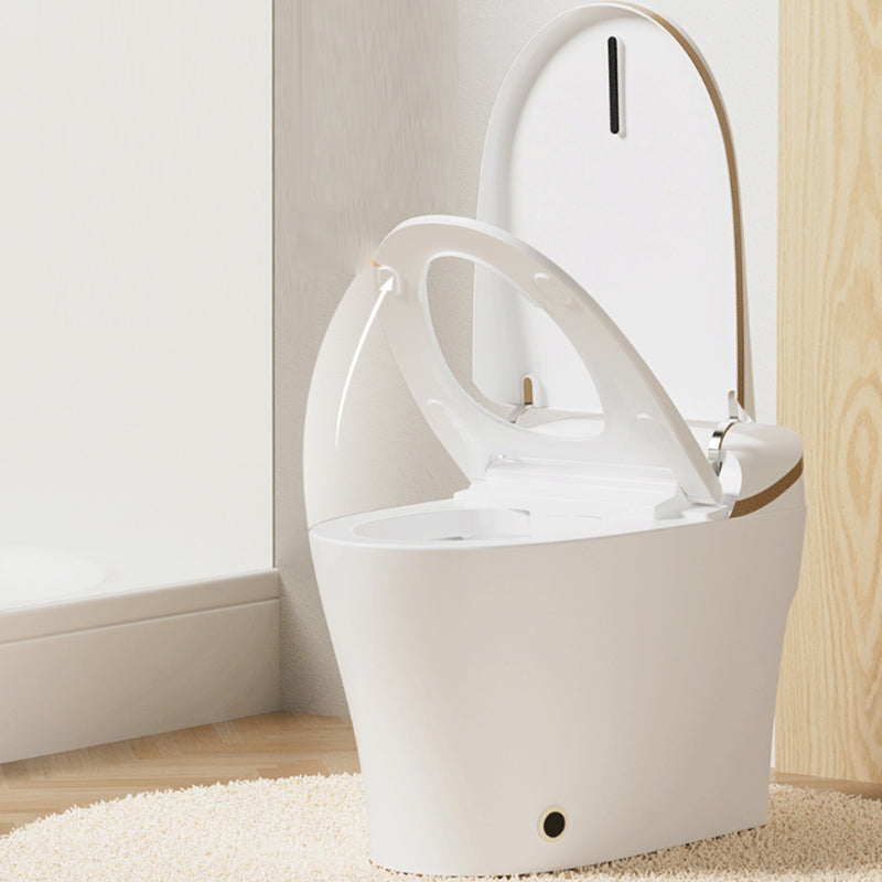 Modern Floor Mount Toilet Heated Seat Included Urine Toilet for Bathroom