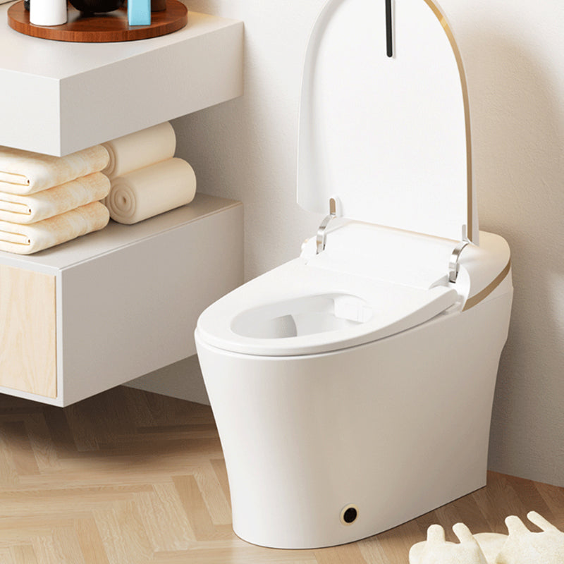 Modern Floor Mount Toilet Heated Seat Included Urine Toilet for Bathroom