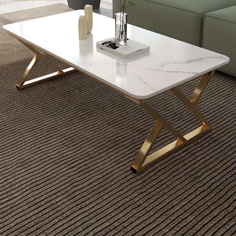 Modern Trestle Coffee Table SlateRectangle Coffee or End Table