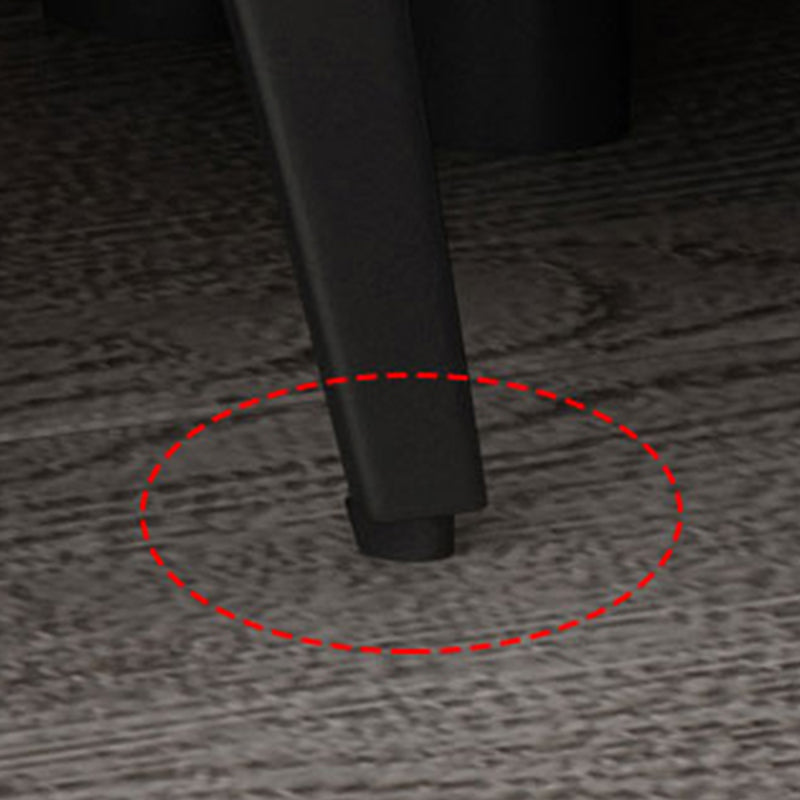 Leather Bedside Cabinet Contemporary Bed Nightstand with 2 Drawers