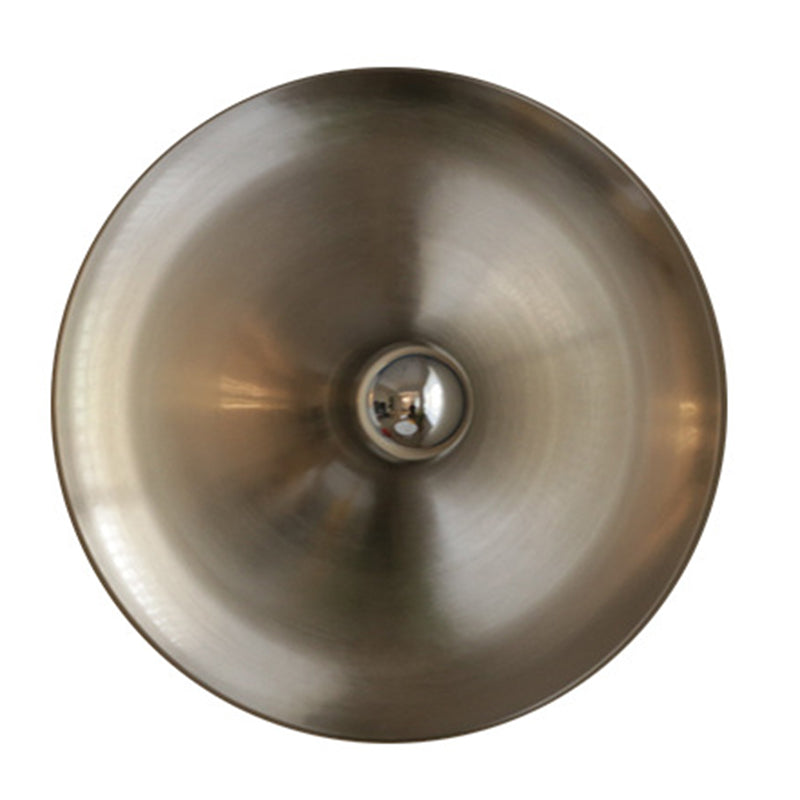 Metal Round Wall Sconce Single Light Contemporary Wall Light in Chrome / White / Orange