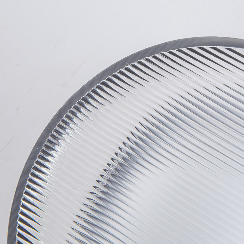 Round LED Wall Sconce in Black / Gold Aluminum and Acrylic Wall Lamp