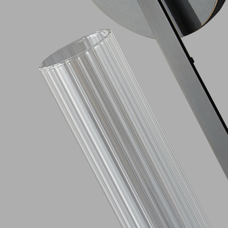 Geometric Wall Lighting Simplicity Metal 1 Light Rustic Wall Sconces in Black