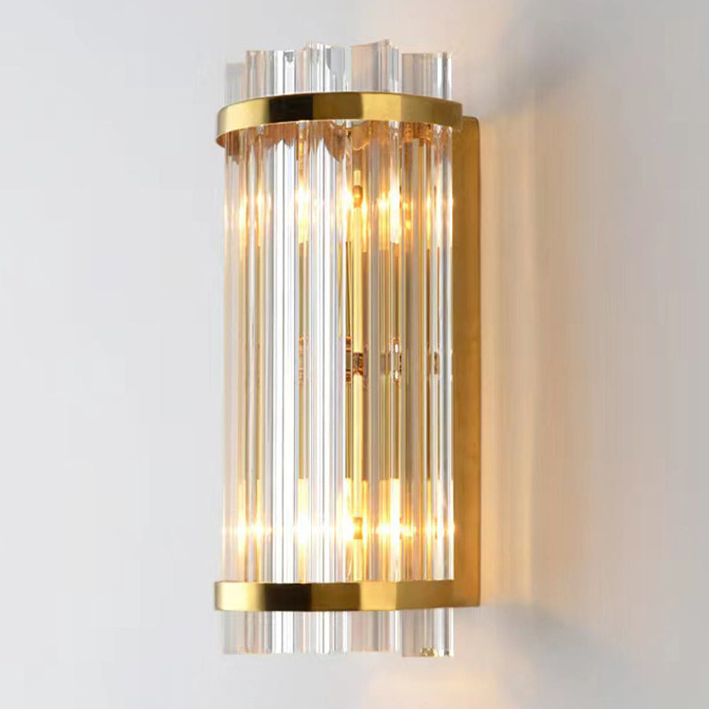 Geometric Wall Mount Lighting Simple Crystal 1 Light Wall Mounted Light for Bedroom