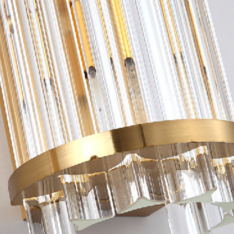 Geometric Wall Mount Lighting Simple Crystal 1 Light Wall Mounted Light for Bedroom
