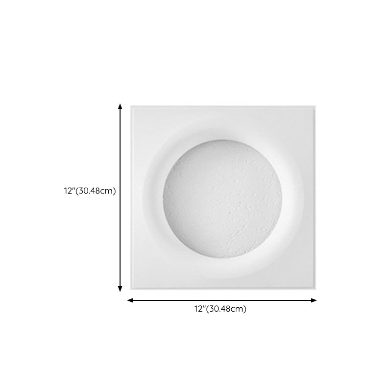 Simple Round Wall Lamps Stone Wall Light Fixtures for Living Room