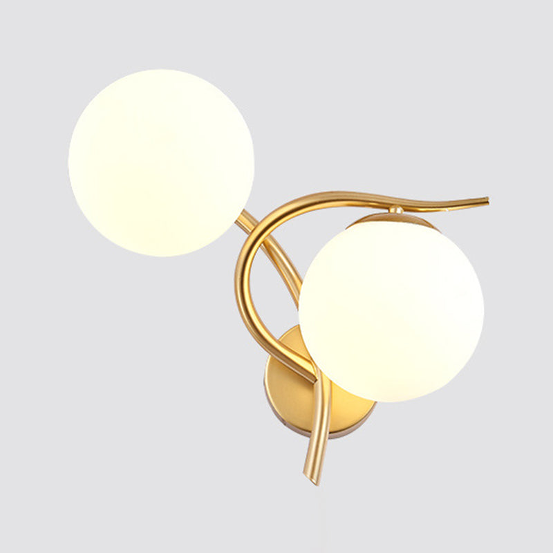 Nordic Style Iron Vanity Light Ball Shape Vanity Lamp for Living Room