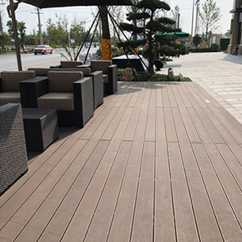 Composite Decking Tiles Garden Slat Nailed Patio Flooring Tiles