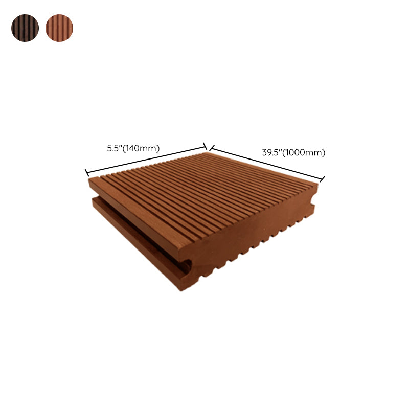 Composite Decking Tiles Garden Slat Nailed Patio Flooring Tiles