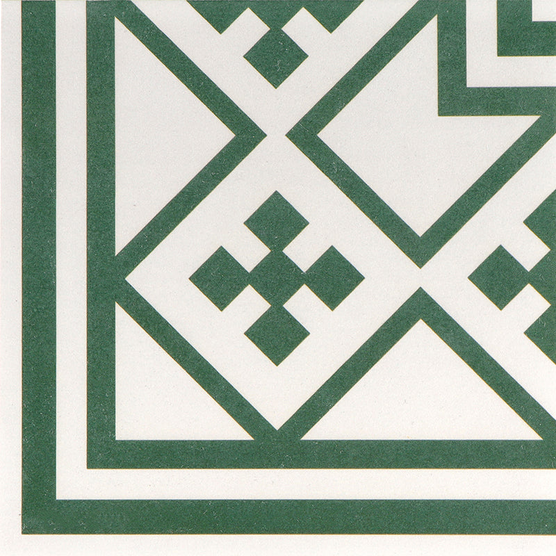 Modern Style Floor Tile Moroccan Print Straight Edge Square Waterproof Floor Tile
