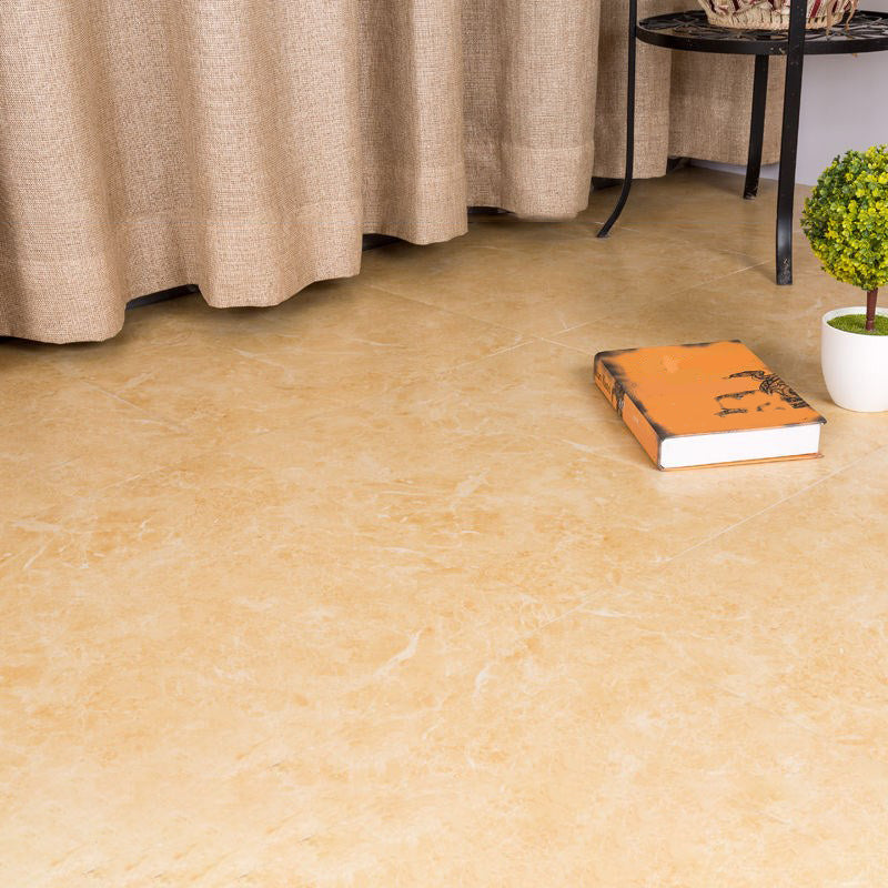 Home Indoor Vinyl Floor Peel and Stick Marble Print Square PVC Flooring