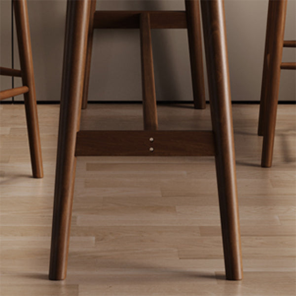 Modern Counter Height Pub Set 1/2/3 Pcs Solid Wood Bar Table and Stools