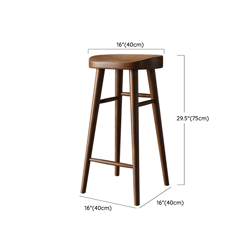 Modern Counter Height Pub Set 1/2/3 Pcs Solid Wood Bar Table and Stools