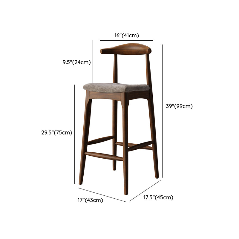 Modern Counter Height Pub Set 1/2/3 Pcs Solid Wood Bar Table and Stools