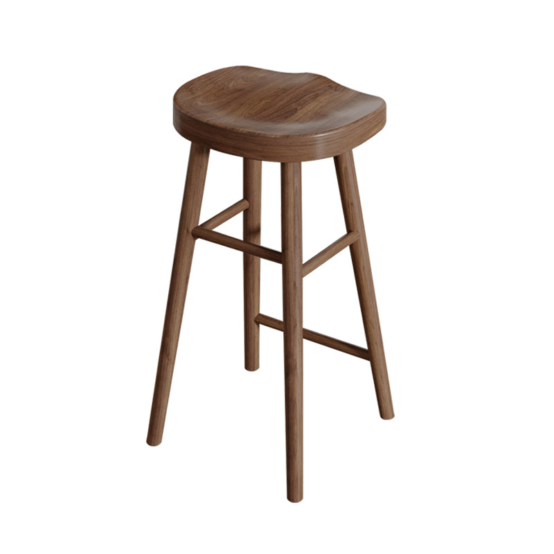 Pine Solid Wood Bar Pub Table Set 1/3 Pcs Rectangle Bar Table and Backless Stools