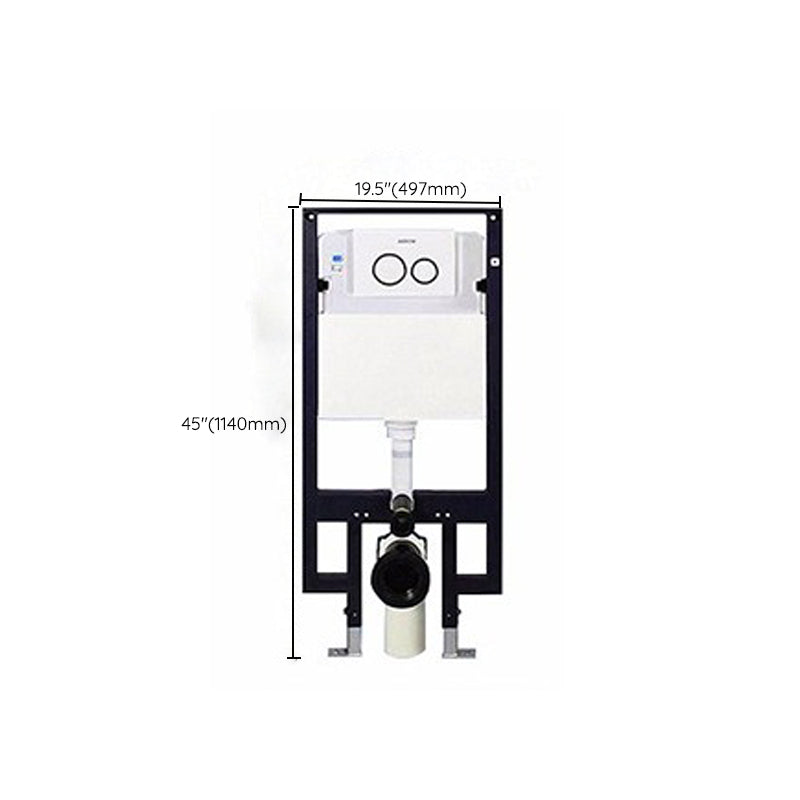 Contemporary Wall Hung Flush Toilet Ceramic Urine Toilet with Seat for Washroom