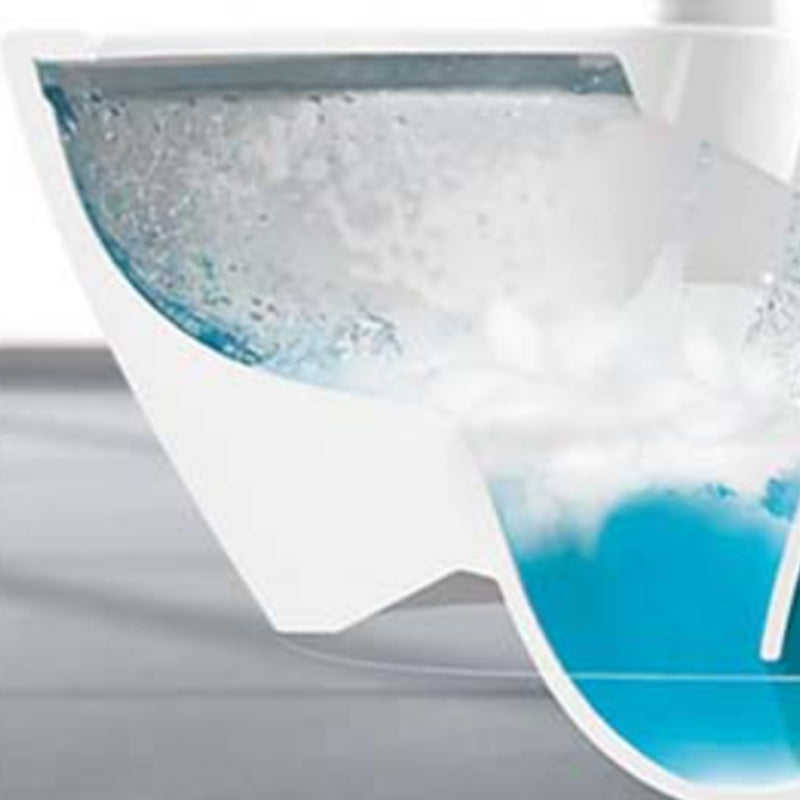 Contemporary Wall Hung Flush Toilet Ceramic Urine Toilet with Seat for Bathroom