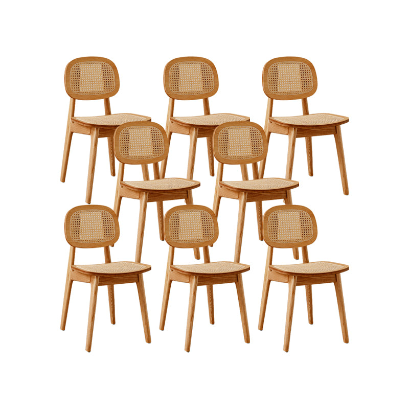 Solid Wood Dining Room Chairs Industrial Style Open Back Dining Chair