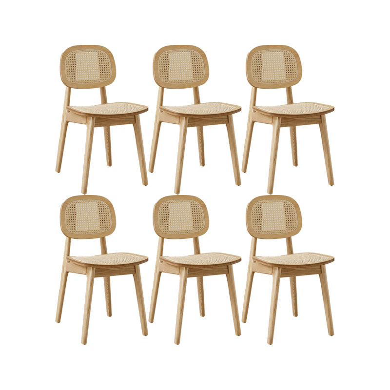 Solid Wood Dining Room Chairs Industrial Style Open Back Dining Chair