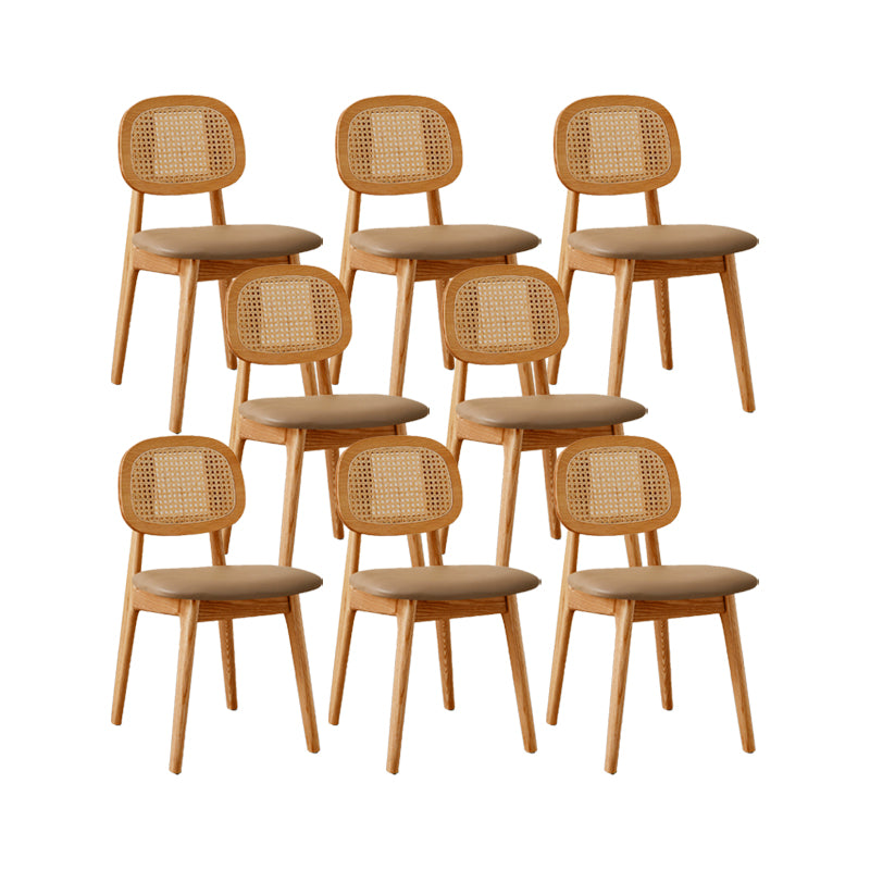 Solid Wood Dining Room Chairs Industrial Style Open Back Dining Chair