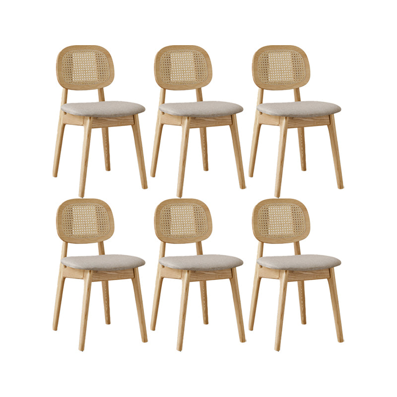 Solid Wood Dining Room Chairs Industrial Style Open Back Dining Chair