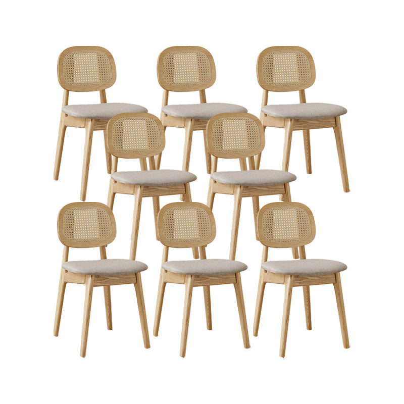 Solid Wood Dining Room Chairs Industrial Style Open Back Dining Chair