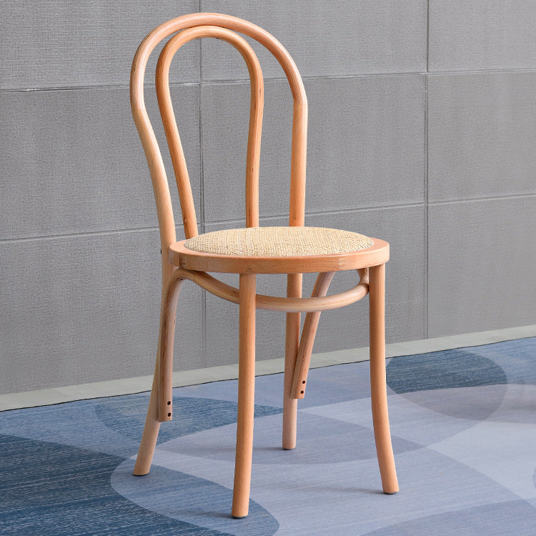 Industrial Kitchen Dining Chairs Solid Wood Windsor Back Side Chair