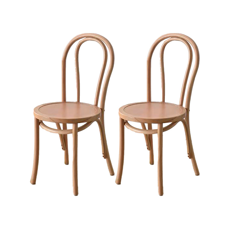 Industrial Kitchen Dining Chairs Solid Wood Windsor Back Side Chair